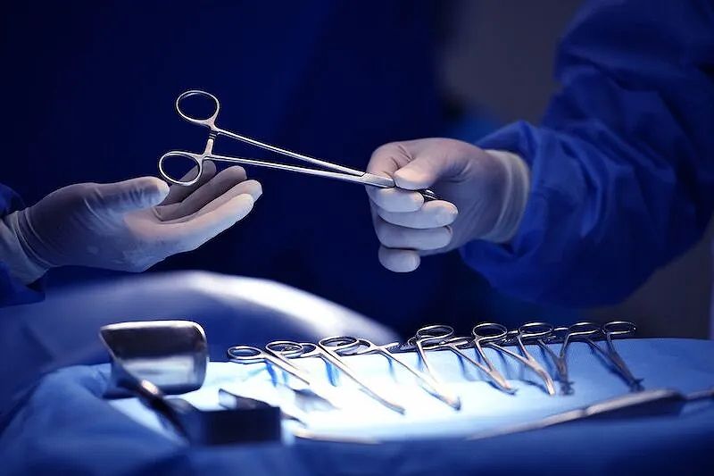 Surgeon in operating room