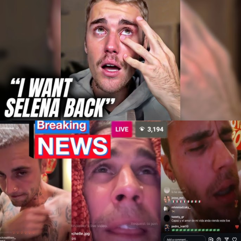 “Justin Bieber’s Shocking Breakdown on Live Stream – Tears and Confessions After Selena Gomez Controversy!”