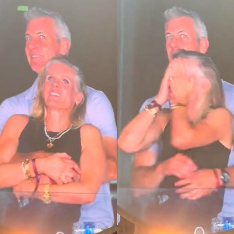 After Couple’s Viral Reaction at Being Caught on Camera, Chris Martin Jokes They May Be ‘Having an Affair’