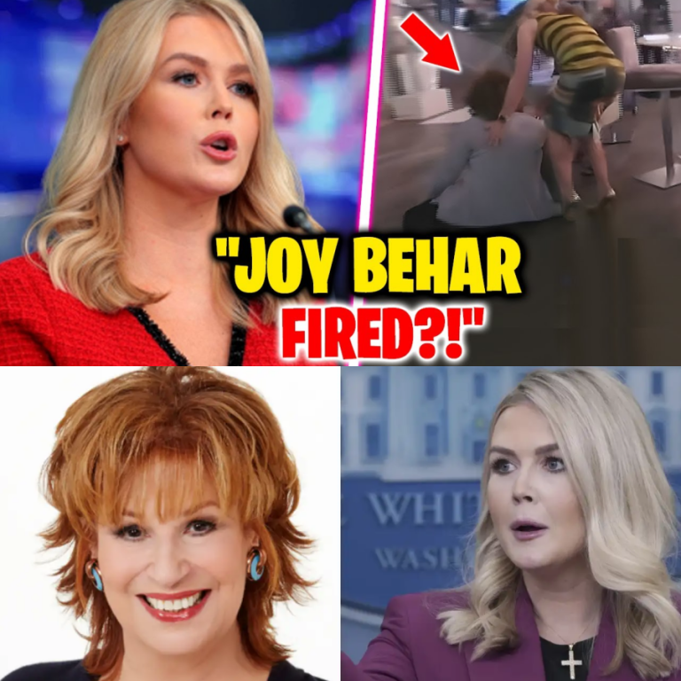 Karoline Leavitt EXPOSES SHOCKING Truth Behind Joy Behar’s Sudden Exit From The View – You Won’t Believe What She Reveals! |DD